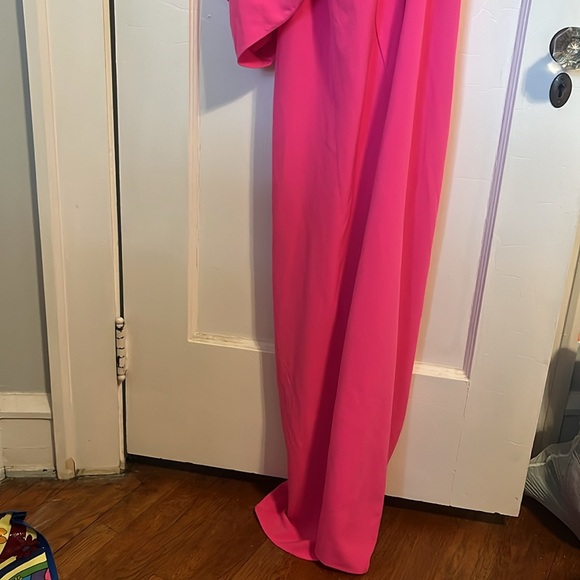 Found My Forever Pink One Shoulder Maxi Dress - Picture 8 of 13